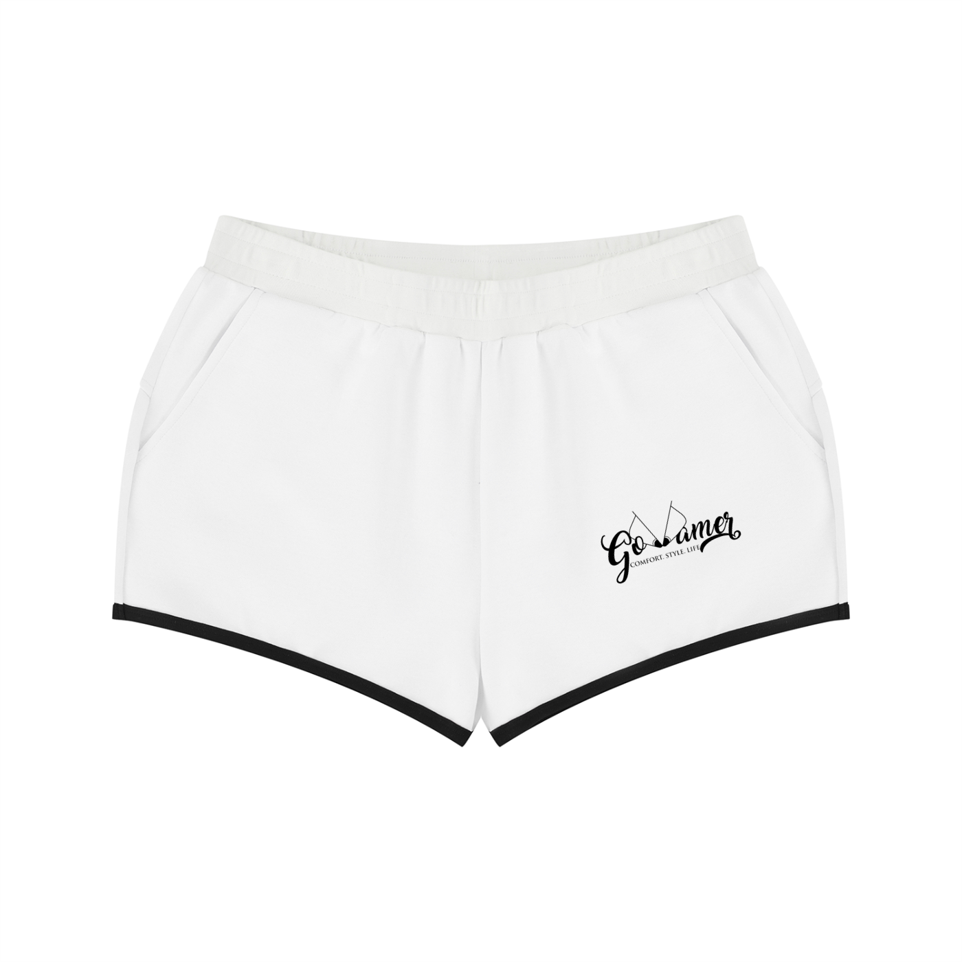 Women's Retro Contrast Binding Shorts