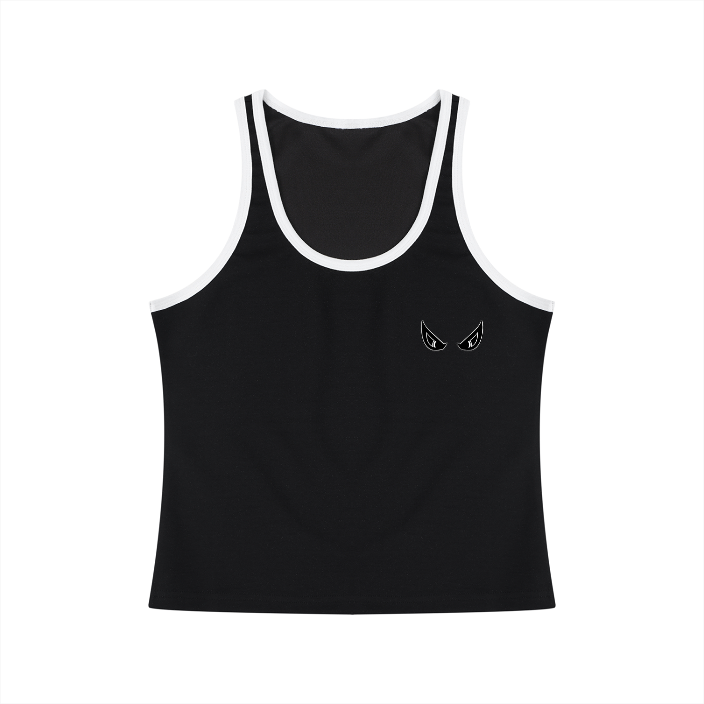 Women's Color Block Cropped Tank Top