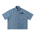 Gossamer Distressed Wash Short-Sleeve Shirt