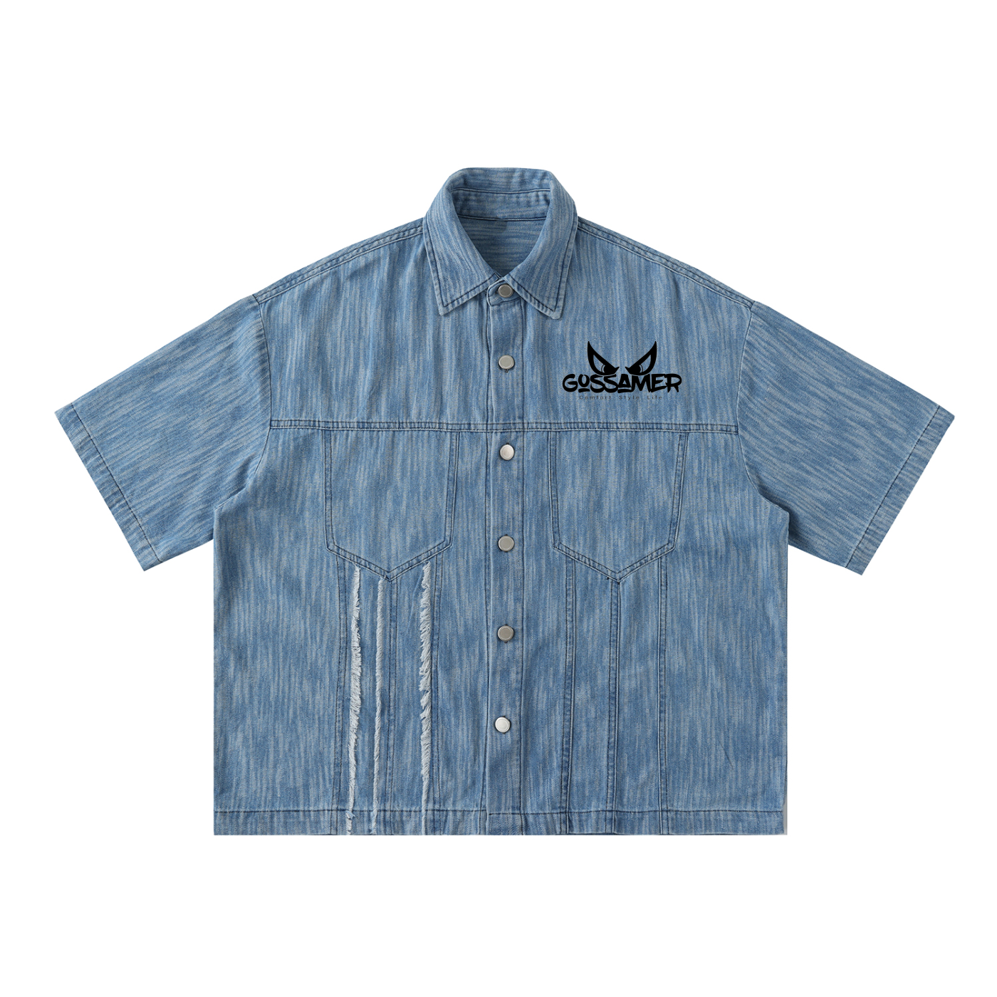 Gossamer Distressed Wash Short-Sleeve Shirt