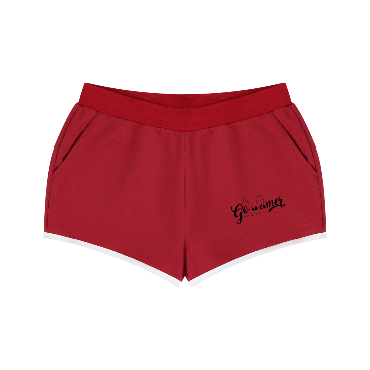 Women's Retro Contrast Binding Shorts