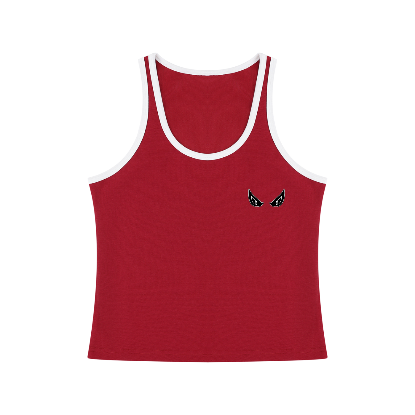 Women's Color Block Cropped Tank Top