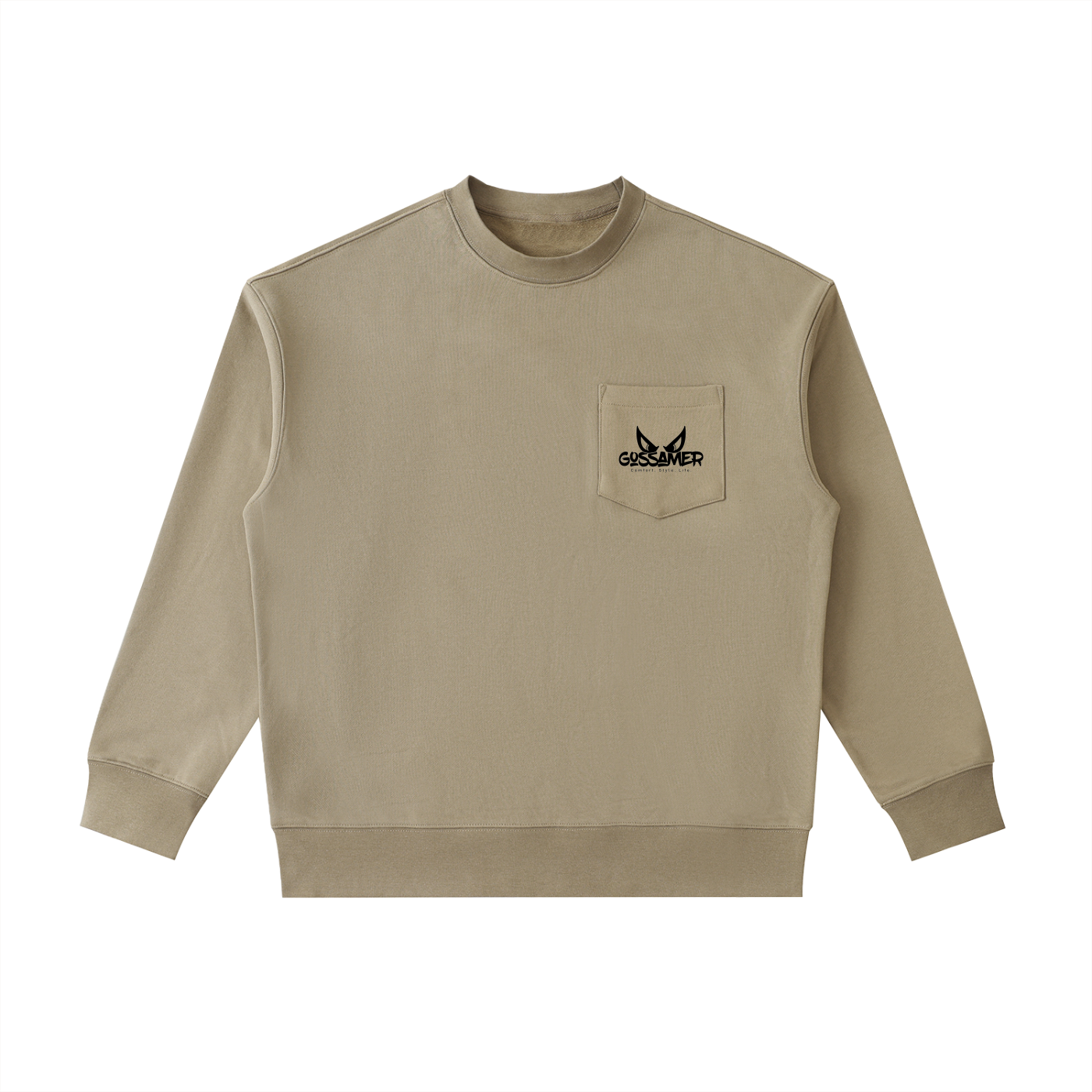 Heavyweight Patch Pocket Crewneck Sweatshirt