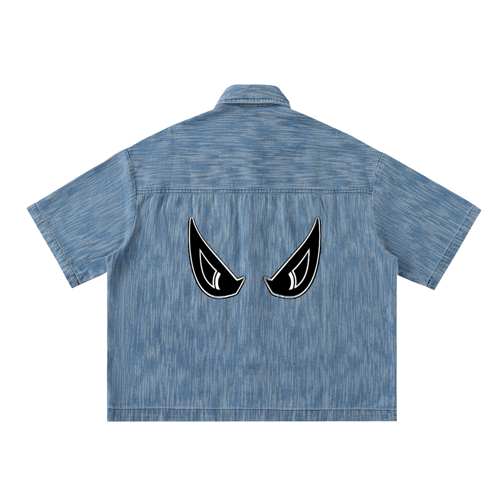Gossamer Distressed Wash Short-Sleeve Shirt