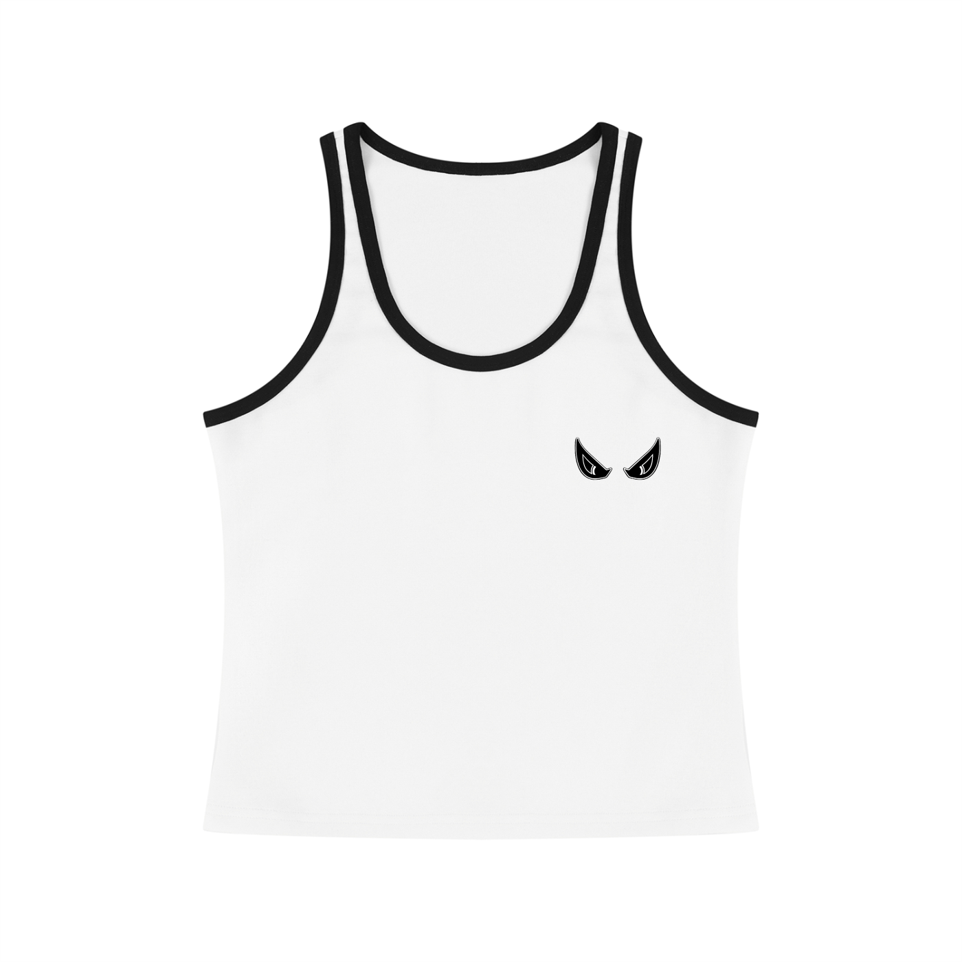 Women's Color Block Cropped Tank Top